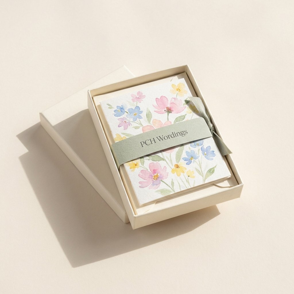 Watercolor Correspondence Set